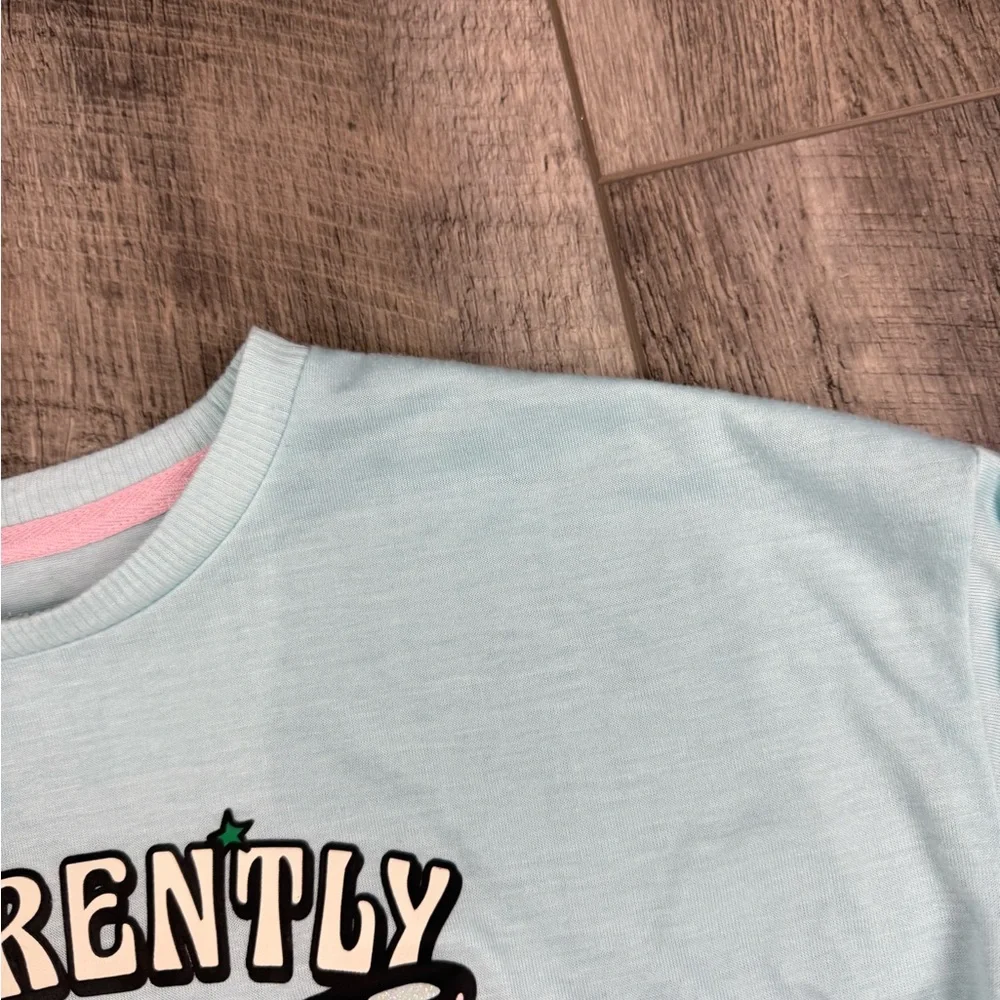 Justice Teal Butterfly Long Sleeve‎ Top